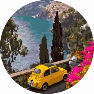 Opakowanie Malowanie po numerach okrągłe - Prowincja.. 40cm