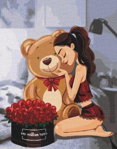 Opakowanie Malowanie po numerach - One million roses 40x50