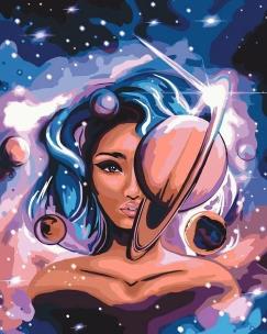 Opakowanie Malowanie po numerach - Pani Wszechświat 40x50cm