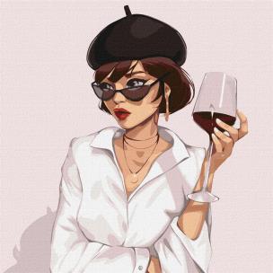 Opakowanie Malowanie po numerach - Paryski styl 40x40cm