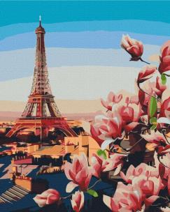 Opakowanie Malowanie po numerach Paryskie Magnolie