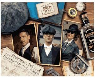 Opakowanie Malowanie po numerach - Peaky Blinders 40x50cm