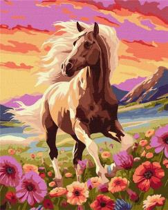 Opakowanie Malowanie po numerach - Pełen gracji koń 40x50cm