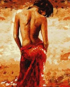 Opakowanie Malowanie po numerach - Piękna dziewczyna 40x50cm