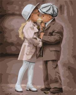 Opakowanie Malowanie po numerach - Pierwsza róża 40x50cm