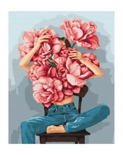 Opakowanie Malowanie po numerach - Piwonie w objęciach 40x50