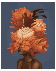 Opakowanie Malowanie po numerach - Płonący kwiat 40x50cm