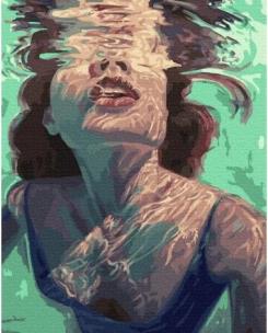 Opakowanie Malowanie po numerach - Pływanie 40x50cm