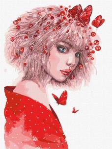 Opakowanie Malowanie po numerach - Pocałunek motyli 30x40cm