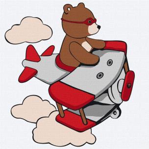 Opakowanie Malowanie po numerach - Podróż po niebie Kids