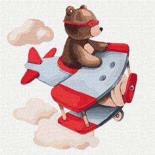 Opakowanie Malowanie po numerach - Podróżowanie niebem 30x30