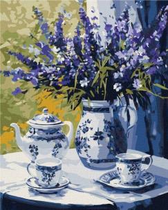 Opakowanie Malowanie po numerach - Podwieczorek z lawendą