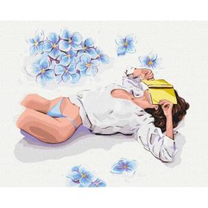 Opakowanie Malowanie po numerach - Przerwa na czytanie 40x50