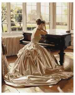 Opakowanie Malowanie po numerach - Przy fortepianie 40x50cm