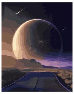 Opakowanie Malowanie po numerach - Pustynna droga 40x50