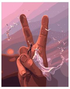 Opakowanie Malowanie po numerach - Ręka losu 40x50cm