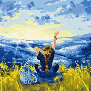 Opakowanie Malowanie po numerach - Rodzime Karpaty 40x40cm