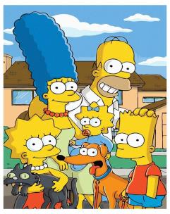 Opakowanie Malowanie po numerach - Simpsonowie 40x50cm