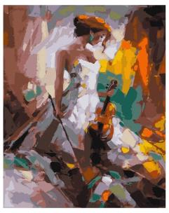 Opakowanie Malowanie po numerach - Skrzypaczka 40x50