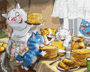 Opakowanie Malowanie po numerach - Słodkie naleśniki 40x50cm