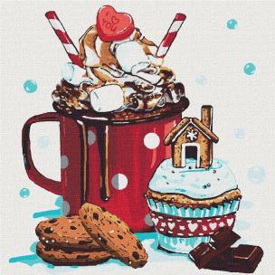 Opakowanie Malowanie po numerach - Smak dzieciństwa 40x40cm