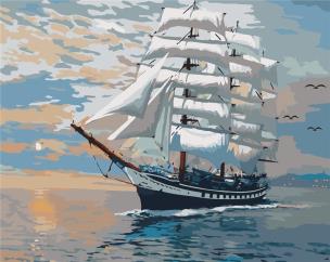 Opakowanie Malowanie po numerach - Spokojne fale 40x50cm