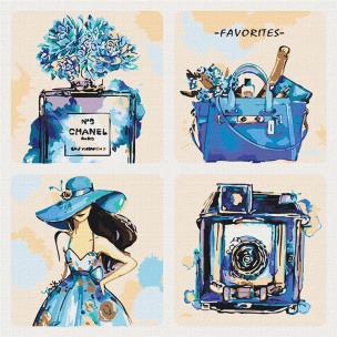 Opakowanie Malowanie po numerach - Styl metropolii 40x40cm