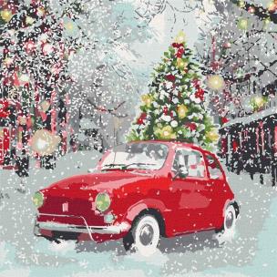 Opakowanie Malowanie po numerach - Świąteczny nastrój 40x40cm