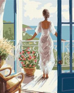 Opakowanie Malowanie po numerach - Świt nad morzem 40x50cm