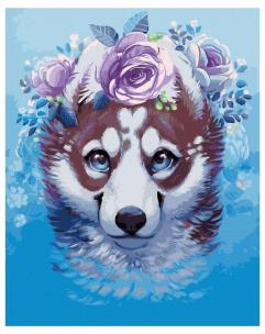 Opakowanie Malowanie po numerach - Szczęśliwy pies 40x50 cm