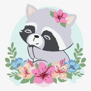 Opakowanie Malowanie po numerach - Szop Kwiatowy 3030cm