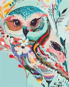 Opakowanie Malowanie po numerach - Tajemniczna sowa 40x50cm