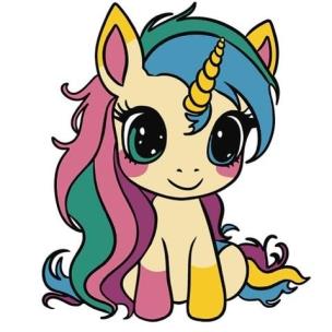 Malowanie po numerach - Tęczowy jednorożec 25x25cm. Wydawca: Qbee. Multiszop.pl Opakowanie Malowanie po numerach - Tęczowy jednorożec 25x25cm