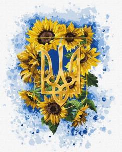 Opakowanie Malowanie po numerach - Trójząb słoneczny 40x50cm