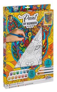 Opakowanie Malowanie po numerach - Tygrysek 30x40cm