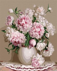 Opakowanie Malowanie po numerach - Ulubione piwonie 40x50