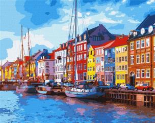 Opakowanie Malowanie po numerach - Urocza Dania 40x50cm