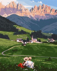 Opakowanie Malowanie po numerach - Urocze Włochy 40x50