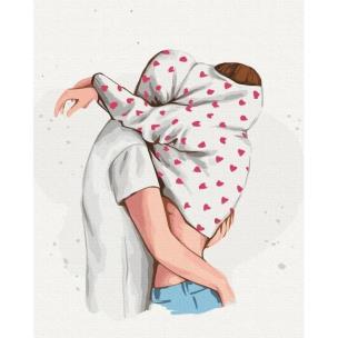 Opakowanie Malowanie po numerach - Uściski 40x50cm