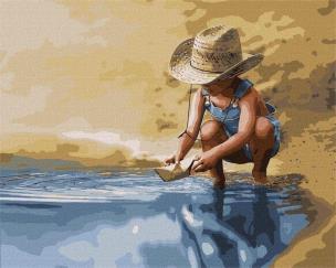 Opakowanie Malowanie po numerach - W dzieciństwie 40x50cm