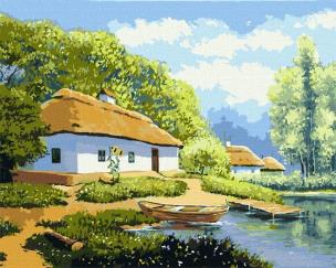 Opakowanie Malowanie po numerach - Wakacje u babci 40x50cm