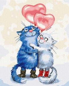 Opakowanie Malowanie po numerach - Walentynki 40x50