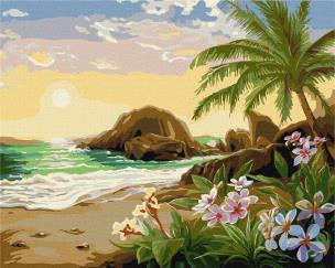 Opakowanie Malowanie po numerach - Wieczór w raju 40x50cm