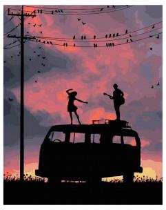 Opakowanie Malowanie po numerach - Wieczorny romans 40x50cm