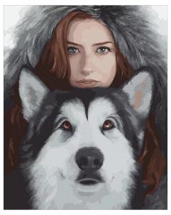 Opakowanie Malowanie po numerach - Wierny przyjaciel 40x50cm