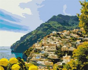 Opakowanie Malowanie po numerach - Wieś w zieleni 40x50cm