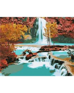 Opakowanie Malowanie po numerach - Wodospad 40x50cm