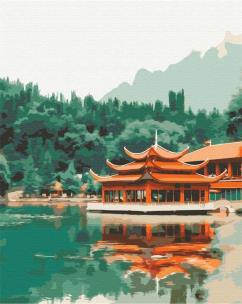 Opakowanie Malowanie po numerach - Wschodni spokój 40x50cm