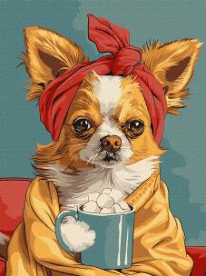 Opakowanie Malowanie po numerach - Wspaniała kawa 30x40cm