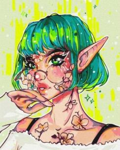 Opakowanie Malowanie po numerach - Współczesny elf 40x50cm